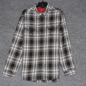 Mens Orvis Plaid Flannel Long Sleeve Button Up Shirt XL Fishing Sports
